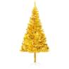 Gold Pre-lit Christmas Tree with Ball Set - 210 cm | HipoMarket