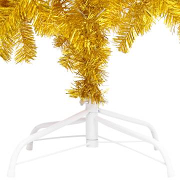 Gold Pre-lit Christmas Tree with Ball Set - 210 cm | HipoMarket