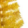 Gold Pre-lit Christmas Tree with Ball Set - 210 cm | HipoMarket