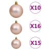 Gold Pre-lit Christmas Tree with Ball Set - 210 cm | HipoMarket