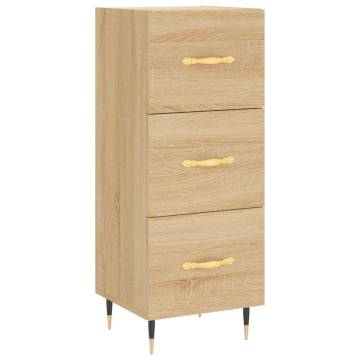 Stylish Highboard Sonoma Oak - 34.5x34x180 cm | Hipomarket