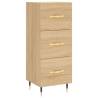 Stylish Highboard Sonoma Oak - 34.5x34x180 cm | Hipomarket