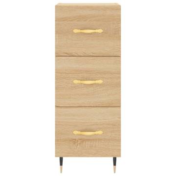 Stylish Highboard Sonoma Oak - 34.5x34x180 cm | Hipomarket