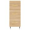 Stylish Highboard Sonoma Oak - 34.5x34x180 cm | Hipomarket