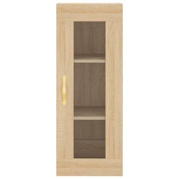 Stylish Highboard Sonoma Oak - 34.5x34x180 cm | Hipomarket