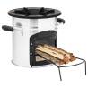 Camping Wood Stove - 45.5x33x25.5 cm Stainless Steel