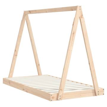 Kids Bed Frame 80x160 cm - Solid Wood Pine | Hipomarket