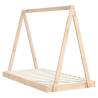 Kids Bed Frame 80x160 cm - Solid Wood Pine | Hipomarket