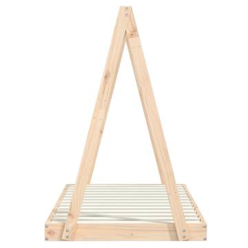 Kids Bed Frame 80x160 cm - Solid Wood Pine | Hipomarket