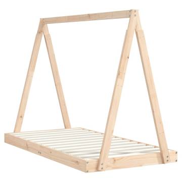 Kids Bed Frame 80x160 cm - Solid Wood Pine | Hipomarket