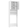 Washing Machine Cabinet White - Stylish Storage Solution