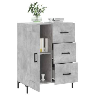 Concrete Grey Sideboard 69.5x34x90 cm - Stylish Storage Solution