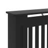 Stylish Black Radiator Cover 112x19x81.5 cm MDF - Hipomarket