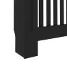 Stylish Black Radiator Cover 112x19x81.5 cm MDF - Hipomarket