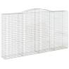 Arched Gabion Baskets - Durable Garden Barriers (2 pcs) | Hipo Market