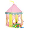 Children Play Tent with 250 Balls - Pink (100x100x127 cm)