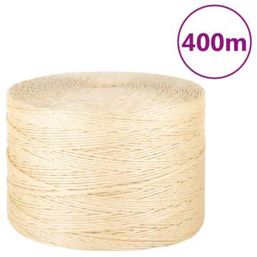 100% Sisal Rope 3mm 400m | Durable & Versatile