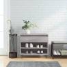 Shoe Cabinet Grey Sonoma 70x36x60 cm Engineered Wood Colour grey sonoma Quantity in Package 1 Number of Number of shelves 