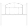 White Metal Headboard 107 cm | Stylish & Sturdy Design