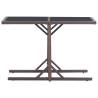 Brown Garden Table 110x53x72 cm - Stylish Outdoor Furniture