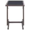 Brown Garden Table 110x53x72 cm - Stylish Outdoor Furniture