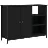 Stylish Black Sideboard - 100x33x75 cm | Hipomarket UK