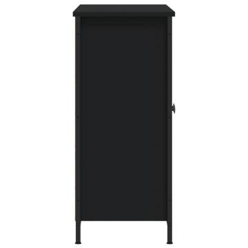 Stylish Black Sideboard - 100x33x75 cm | Hipomarket UK