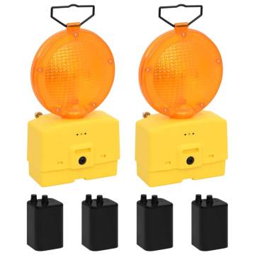 Construction Site Lights Set - 2 pcs with Batteries | Hipo Market