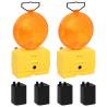 Construction Site Lights 2 pcs with Batteries 18x8x37 cm Quantity in Package 2 