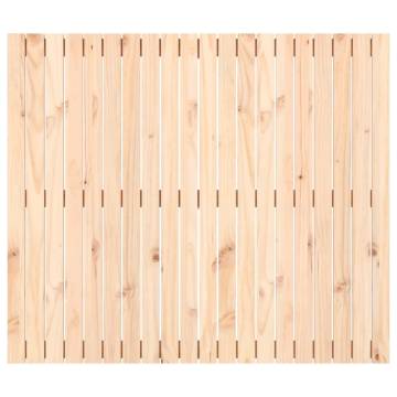 Solid Wood Pine Wall Headboard - 127.5x3x110 cm