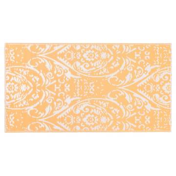 Trendy Outdoor Carpet - Orange and White 160x230 cm