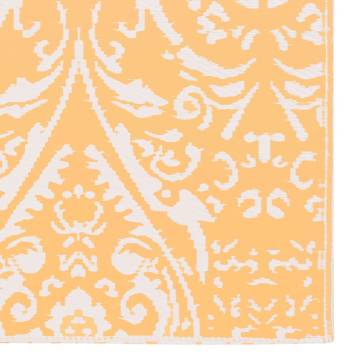 Trendy Outdoor Carpet - Orange and White 160x230 cm