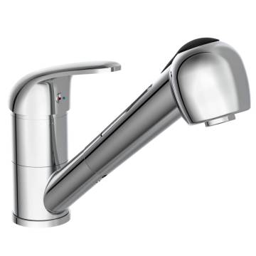 SCHÜTTE FALCON Chrome Sink Mixer with Pull-out Spray - Durable & Styl