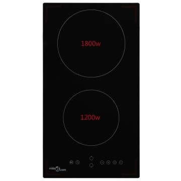 Ceramic Hob with 2 Burners - Touch Control 3000 W | HipoMarket