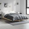 Bed Frame Sonoma Oak 120x190 cm Small Double Engineered Wood Colour sonoma oak Size 120 x 190 cm 