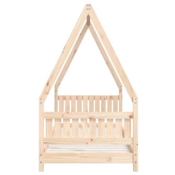 Kids Bed Frame 80x200 cm - Solid Wood Pine | HipoMarket