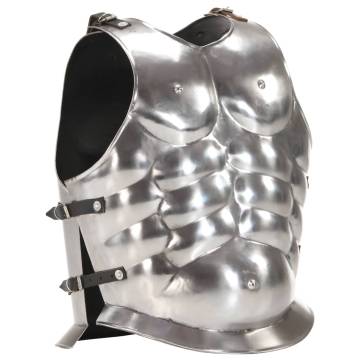 Roman Soldier Body Armour Cuirass Replica - LARP Silver Steel