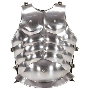 Roman Soldier Body Armour Cuirass Replica - LARP Silver Steel