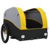 Bike Trailer Black & Yellow - 45 kg Iron | HipoMarket