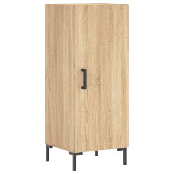 Elegant Highboard Sonoma Oak - 34.5x34x180 cm Engineered Wood