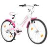 Stylish Kids Bike 24 inch Pink & White - Perfect Gift!