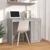 Desk Grey Sonoma 100x50x76 cm Engineered Wood Colour grey sonoma 