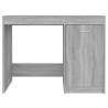 Sleek Grey Sonoma Desk - 100x50 cm | Durable Engineered Wood