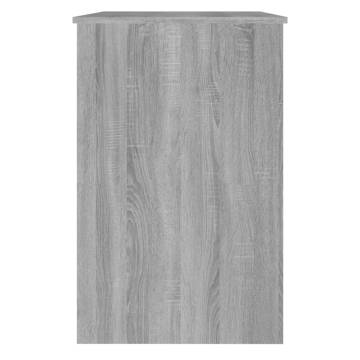 Sleek Grey Sonoma Desk - 100x50 cm | Durable Engineered Wood