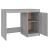 Sleek Grey Sonoma Desk - 100x50 cm | Durable Engineered Wood