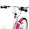 Stylish Kids Bike 24 inch Pink & White - Perfect Gift!