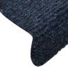 Self-Adhesive Stair Mats 15 pcs - Navy | HipoMarket UK