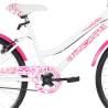 Stylish Kids Bike 24 inch Pink & White - Perfect Gift!