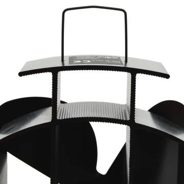 Heat Powered Stove Fan - 4 Blades Black | HipoMarket UK