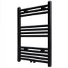 Black Bathroom Central Heating Towel Rail Radiator Straight 500x764mm Colour black Size 500 x 764 mm Quantity in Package 1 Model straight 